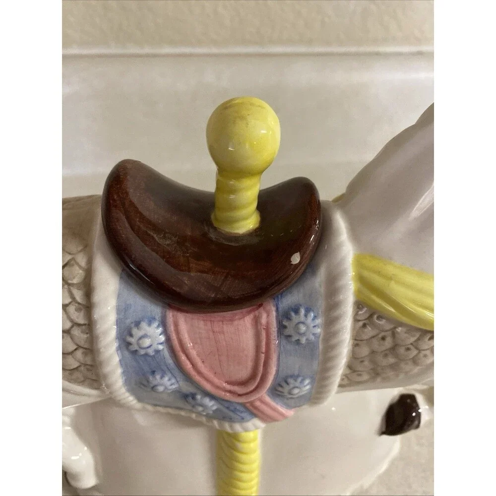 Vintage Heritage Mint Carousel Horse Teapot Figurine The Leonardo Collection
